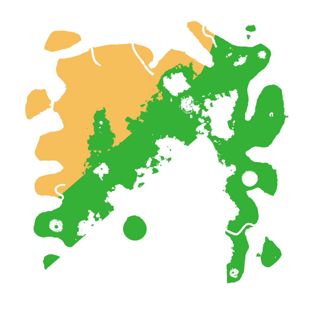 Biome Rust Map: Procedural Map, Size: 3500, Seed: 63675534