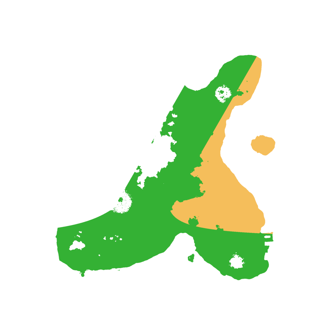 Biome Rust Map: Procedural Map, Size: 2100, Seed: 2009
