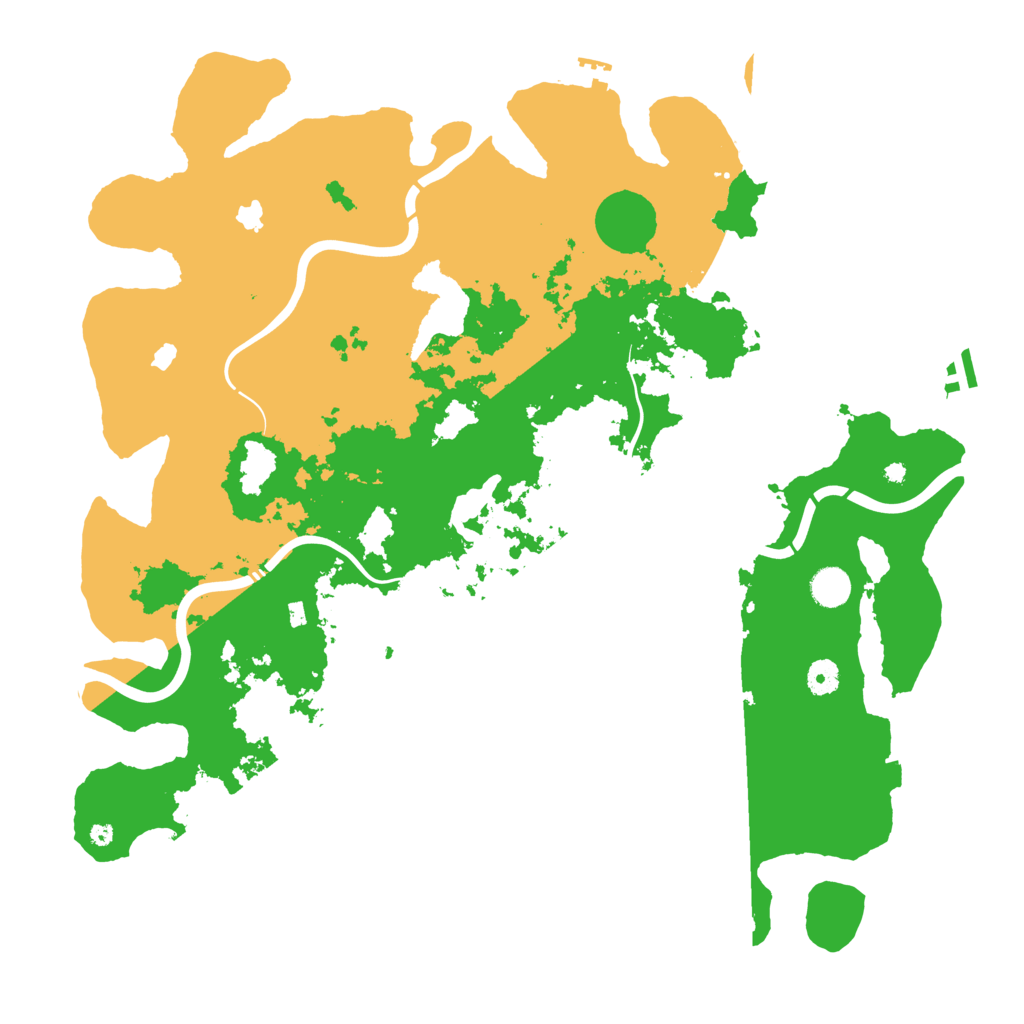 Biome Rust Map: Procedural Map, Size: 4500, Seed: 705969293