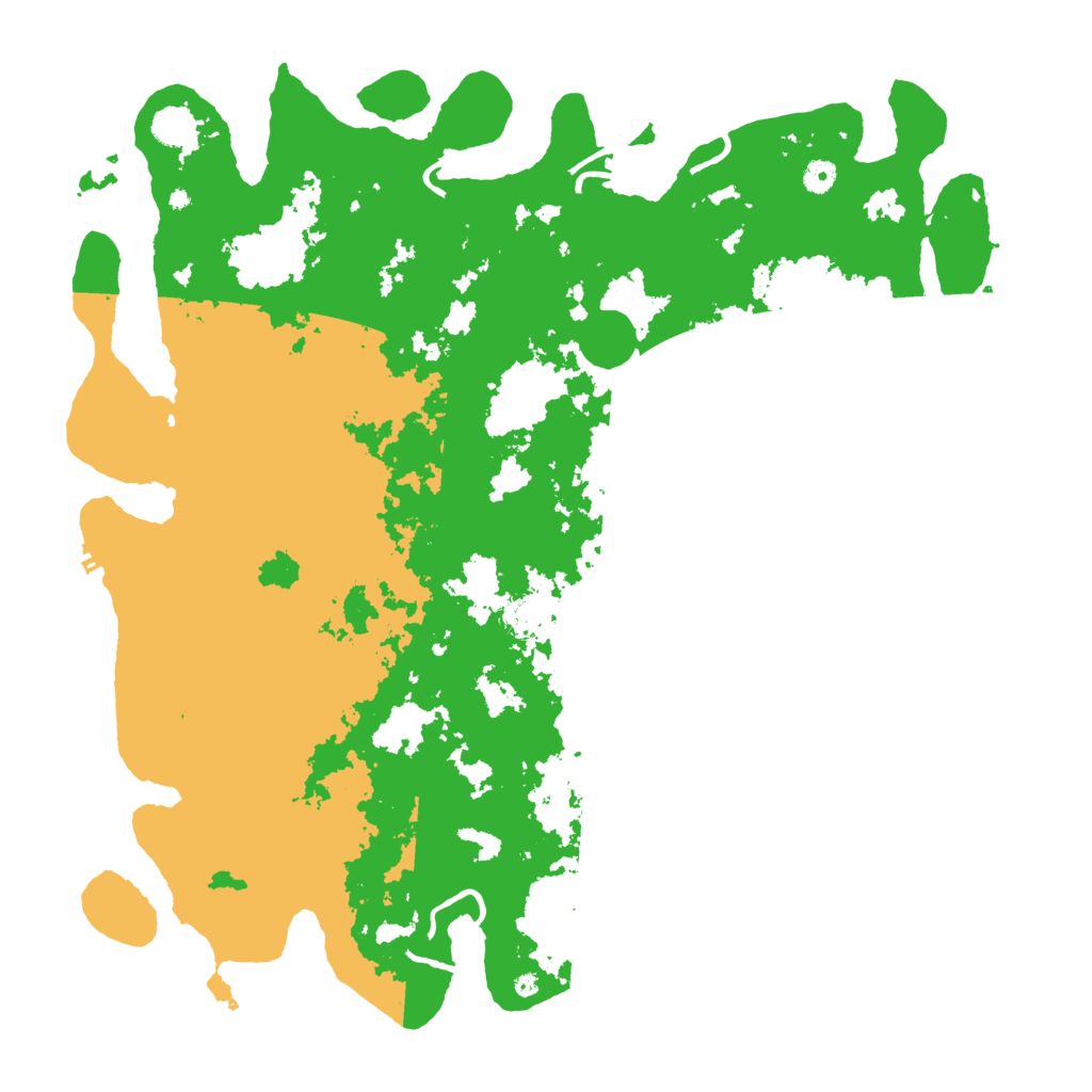 Biome Rust Map: Procedural Map, Size: 5000, Seed: 47474747