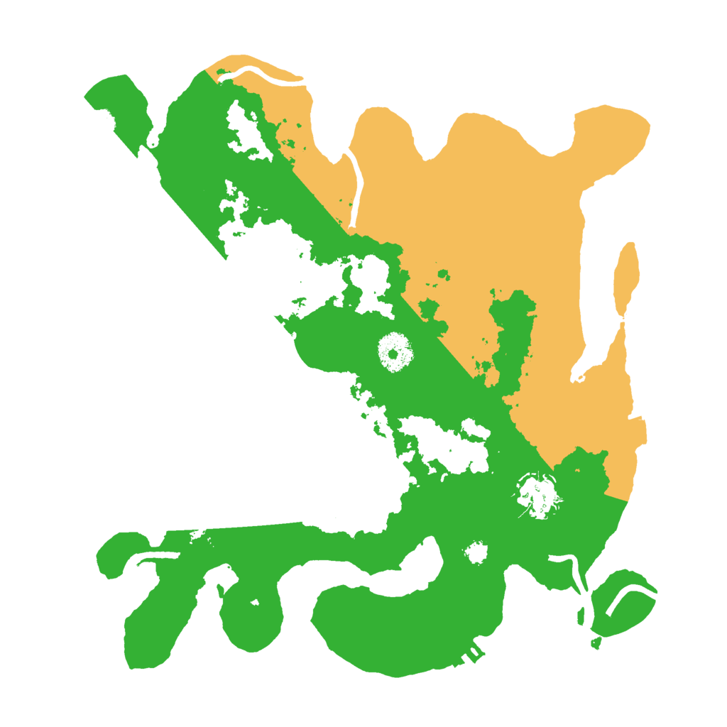 Biome Rust Map: Procedural Map, Size: 3000, Seed: 10086