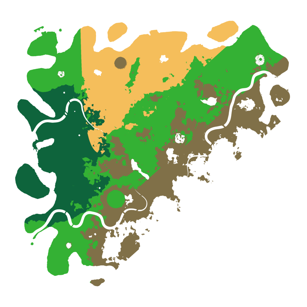 Biome Rust Map: Procedural Map, Size: 4500, Seed: 42889