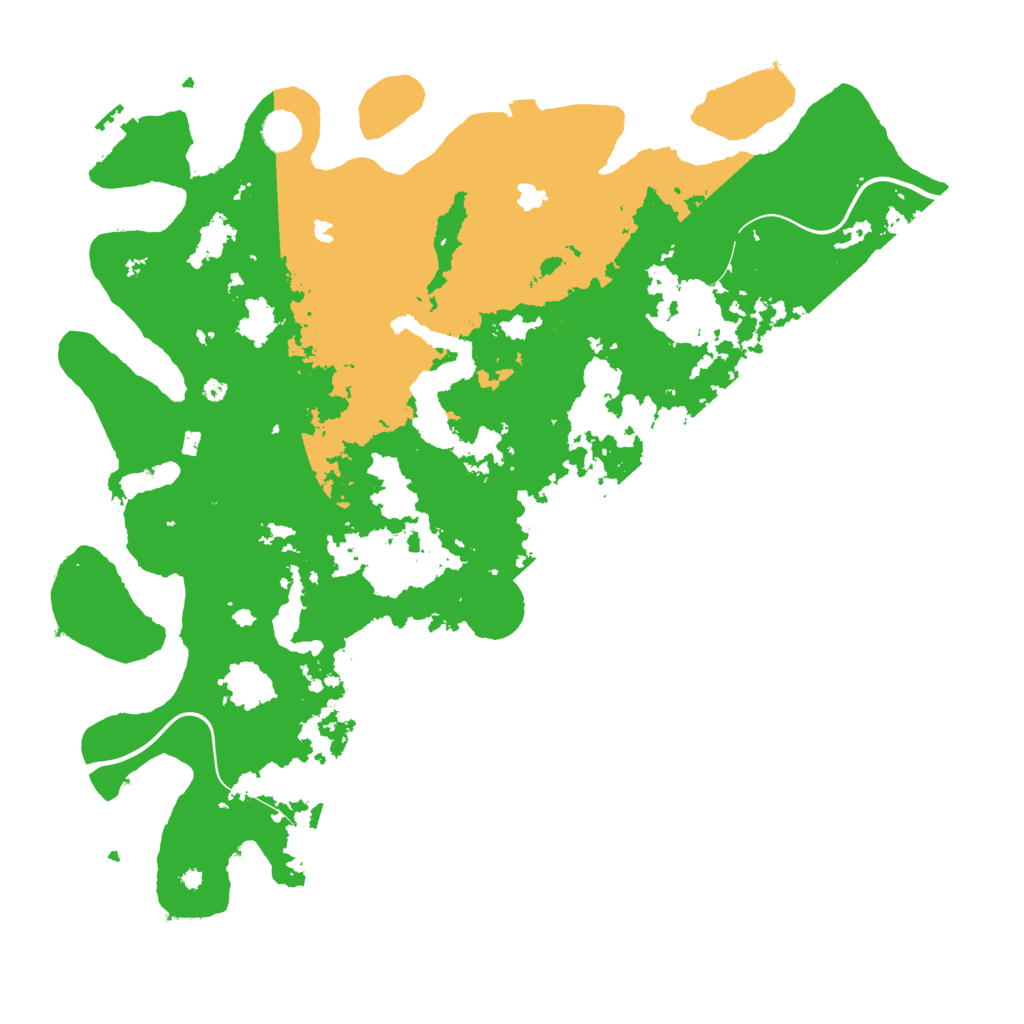 Biome Rust Map: Procedural Map, Size: 4500, Seed: 42889