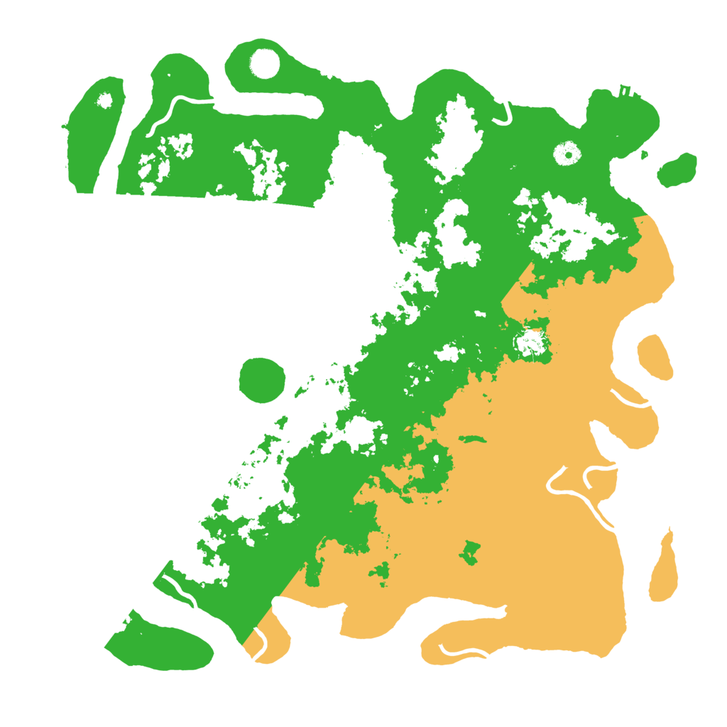 Biome Rust Map: Procedural Map, Size: 4300, Seed: 2042023