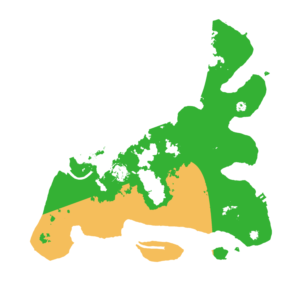 Biome Rust Map: Procedural Map, Size: 3000, Seed: 80182011