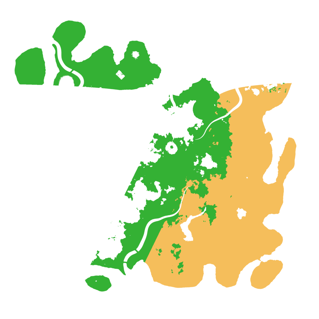 Biome Rust Map: Procedural Map, Size: 4000, Seed: 456732