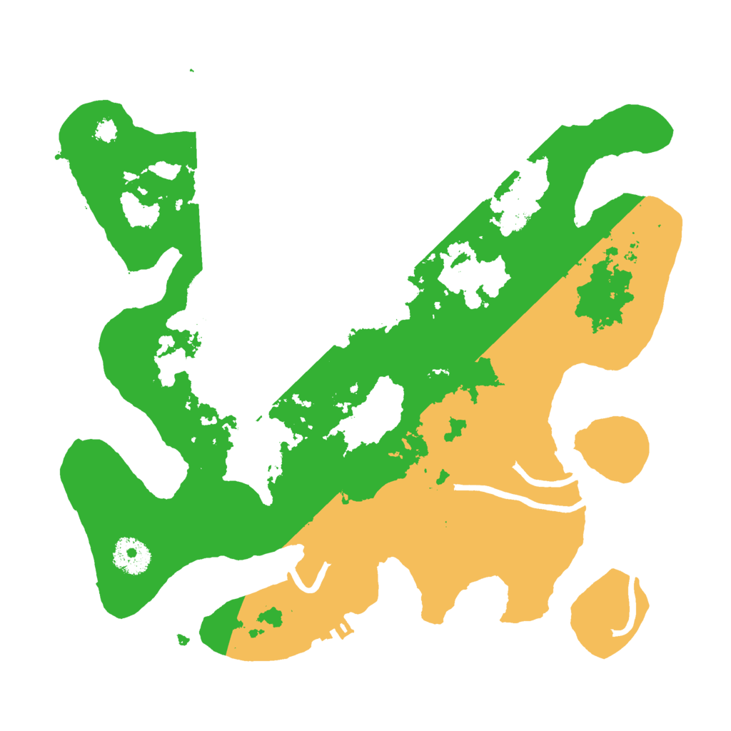 Biome Rust Map: Procedural Map, Size: 3000, Seed: 3201684