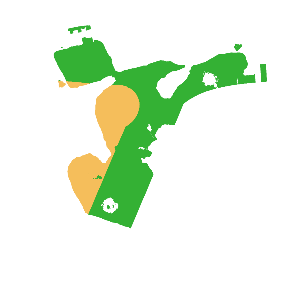 Biome Rust Map: Procedural Map, Size: 2000, Seed: 758704735