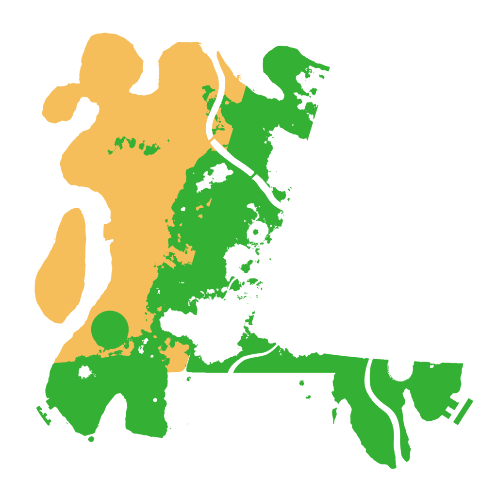Biome Rust Map: Procedural Map, Size: 3507, Seed: 13824
