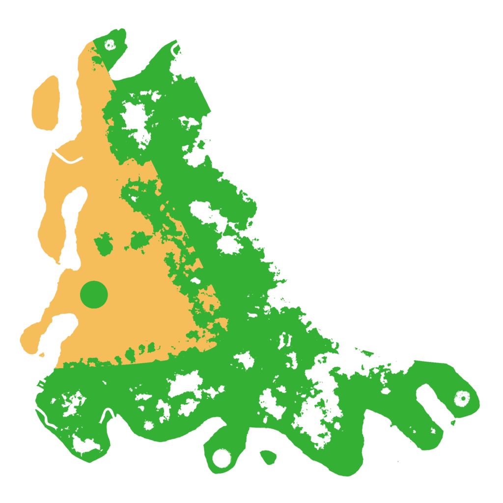 Biome Rust Map: Procedural Map, Size: 4800, Seed: 501510436