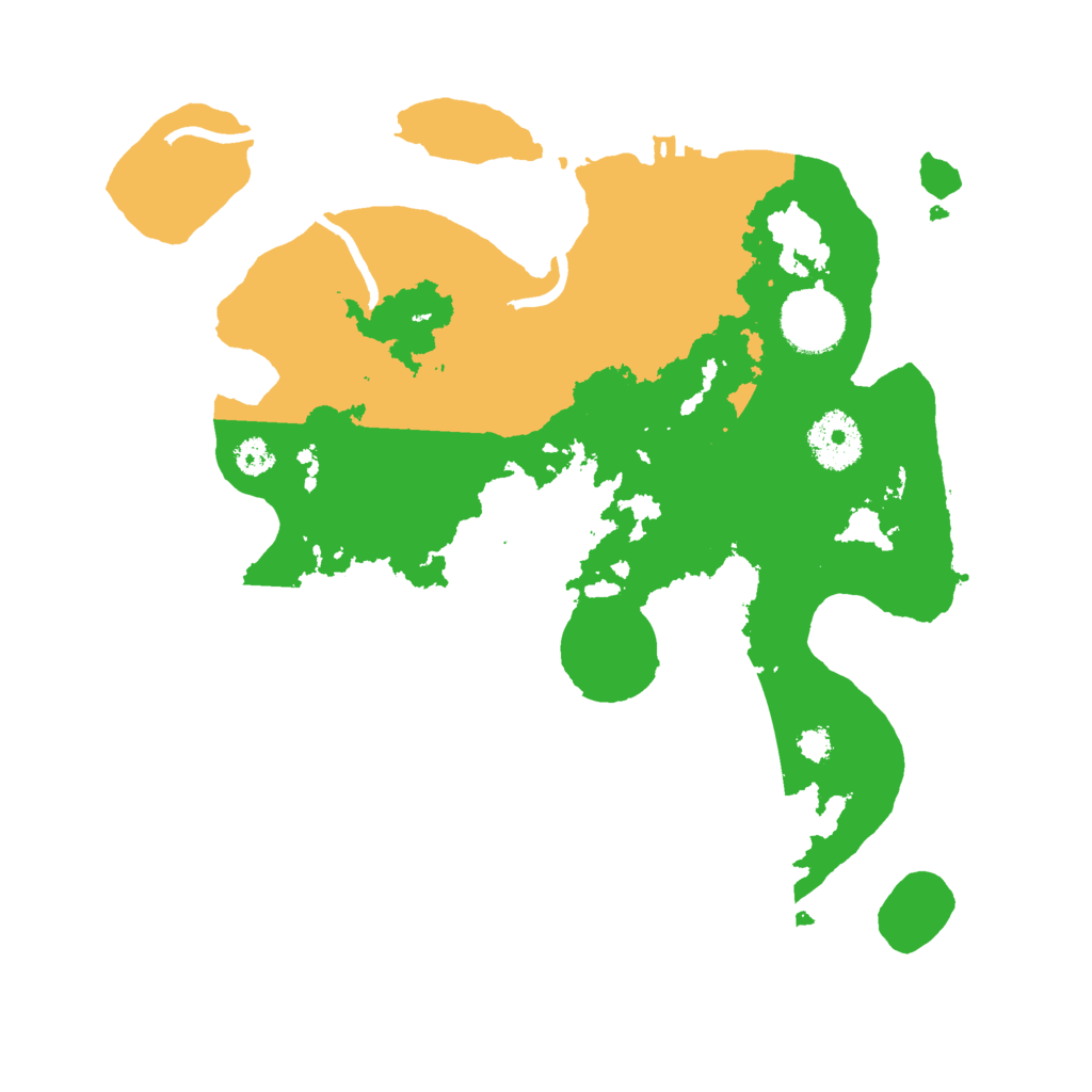 Biome Rust Map: Procedural Map, Size: 3000, Seed: 1864244974