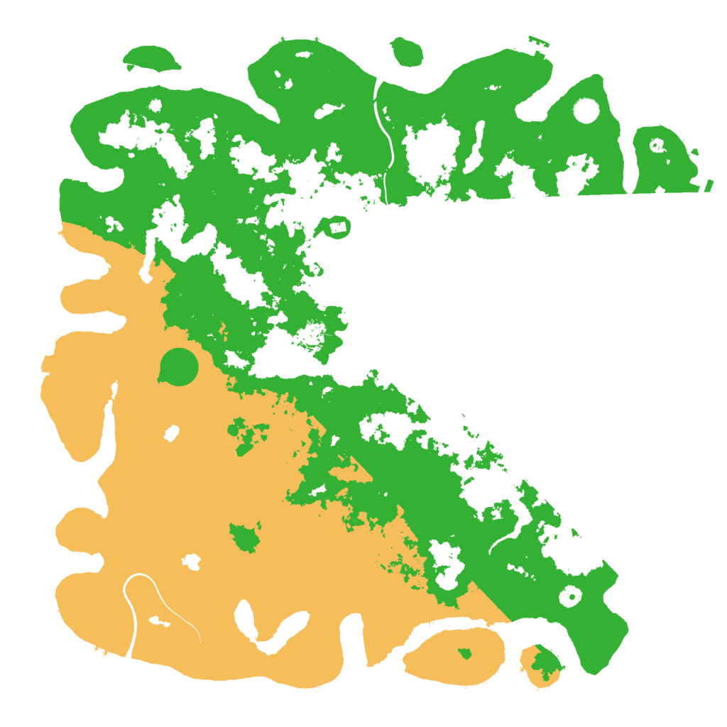 Biome Rust Map: Procedural Map, Size: 5000, Seed: 246785395