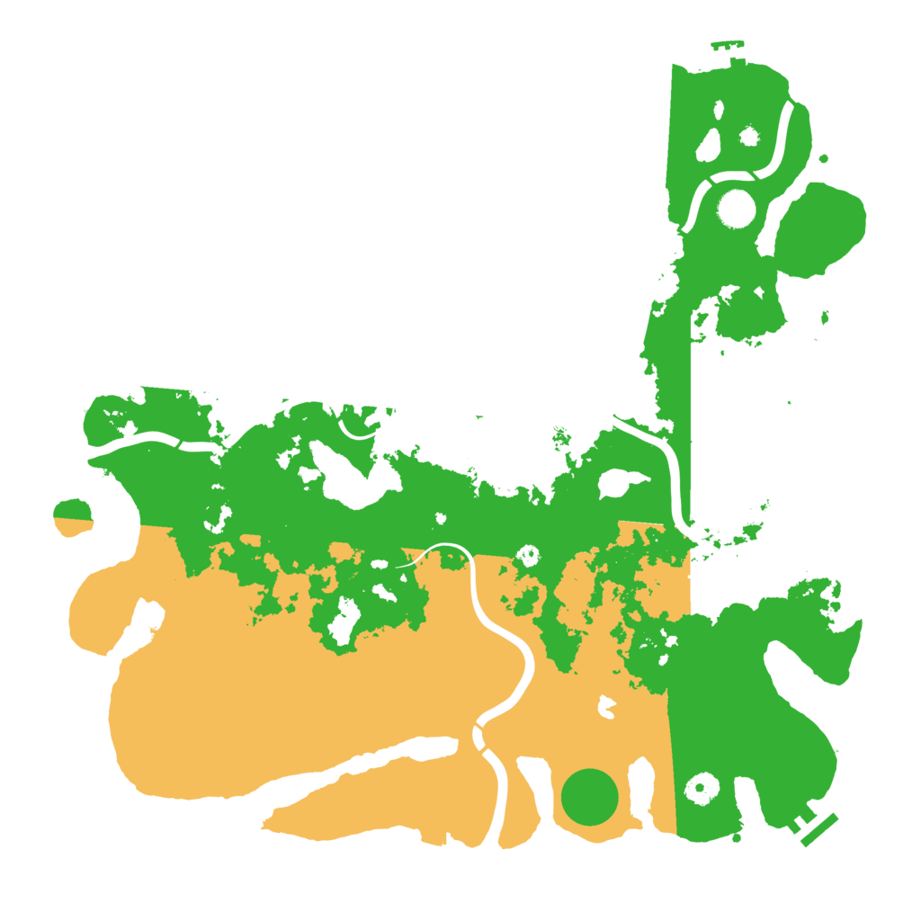 Biome Rust Map: Procedural Map, Size: 4250, Seed: 243637370