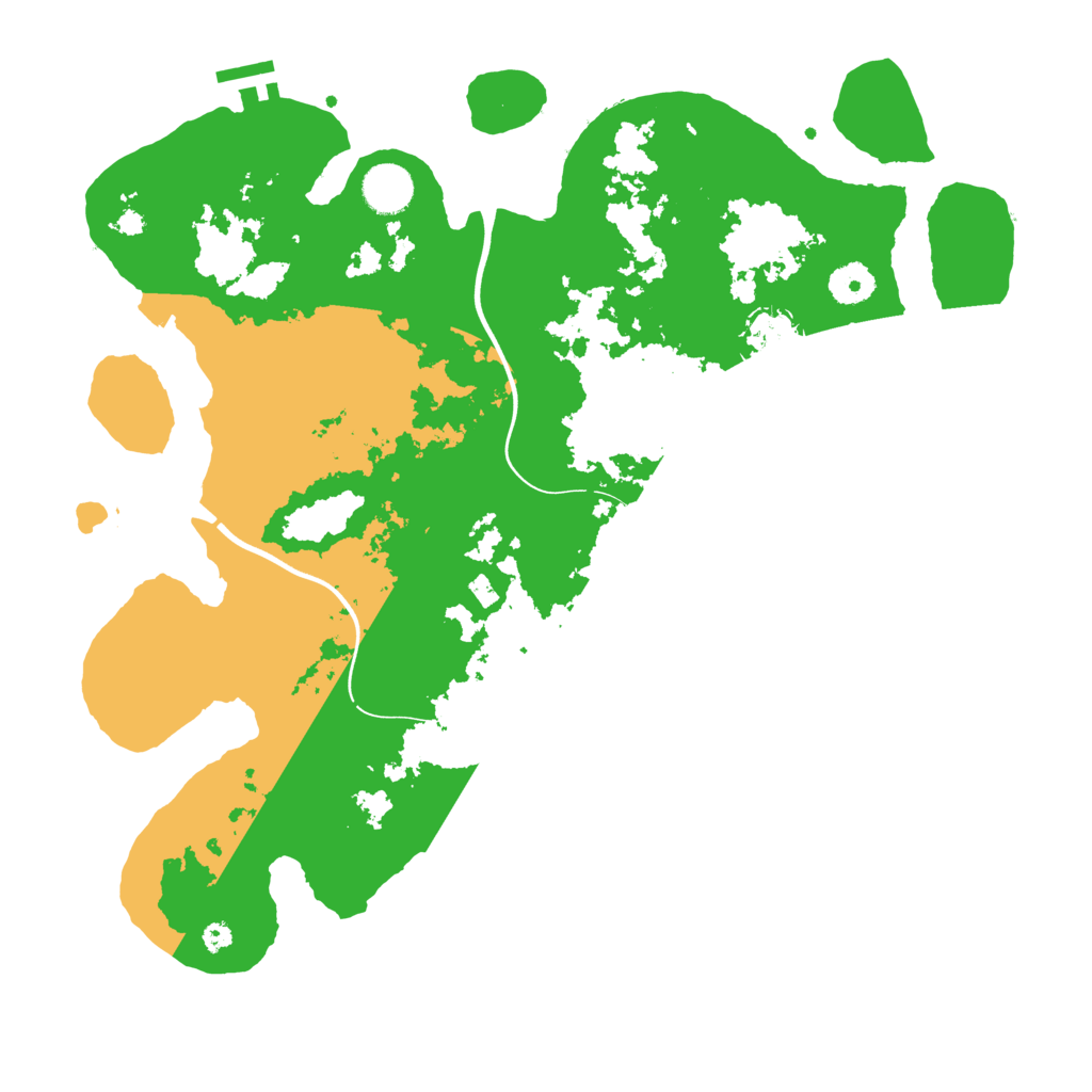 Biome Rust Map: Procedural Map, Size: 3800, Seed: 1901173480