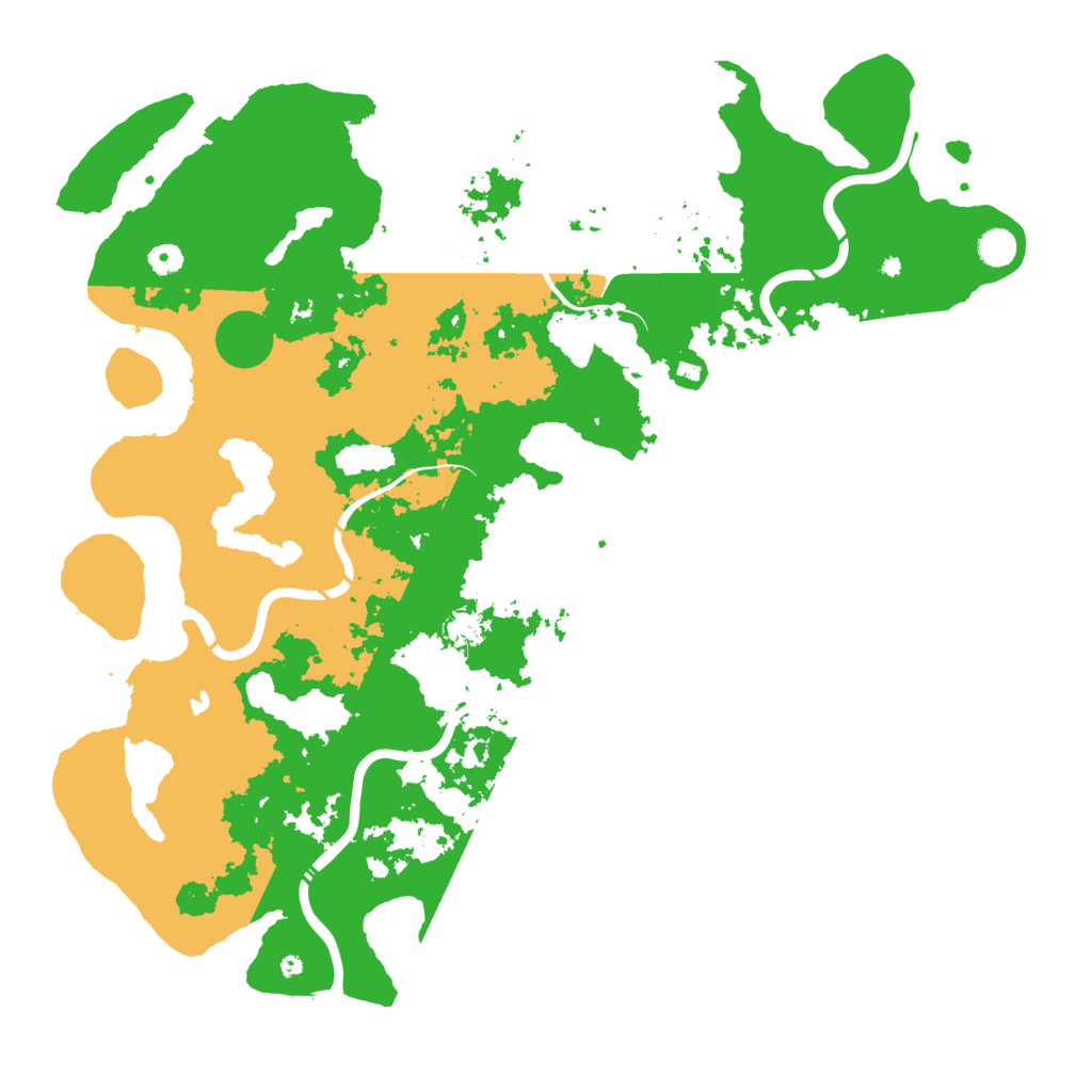 Biome Rust Map: Procedural Map, Size: 5000, Seed: 3000000