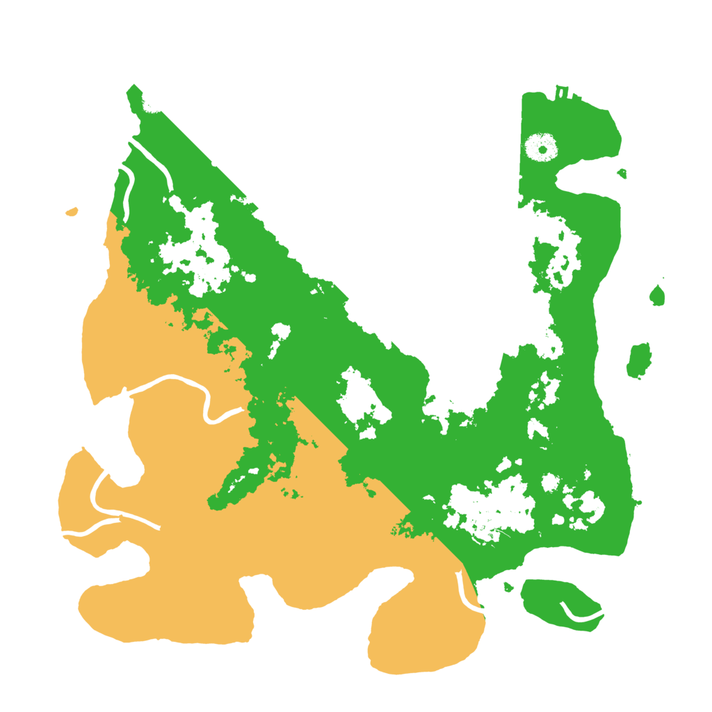 Biome Rust Map: Procedural Map, Size: 3500, Seed: 1795228894