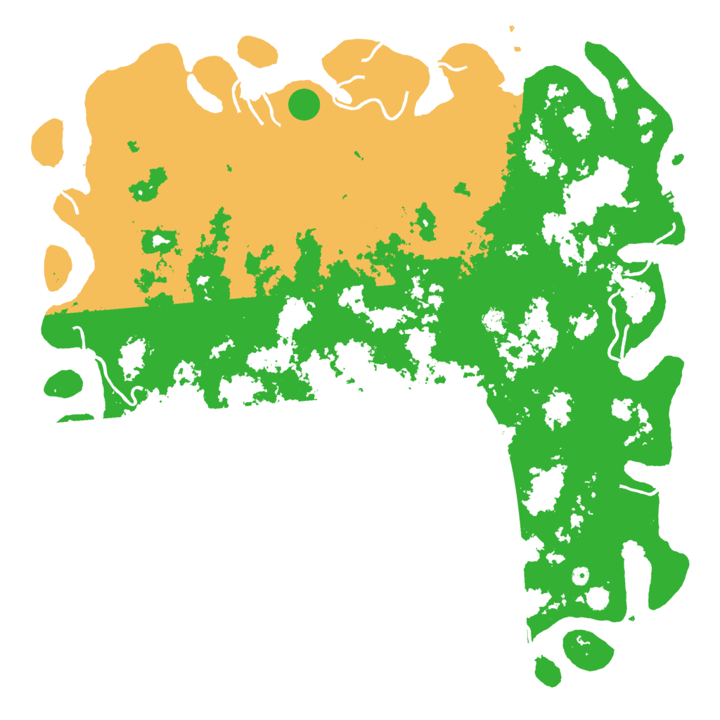 Biome Rust Map: Procedural Map, Size: 6000, Seed: 9101992