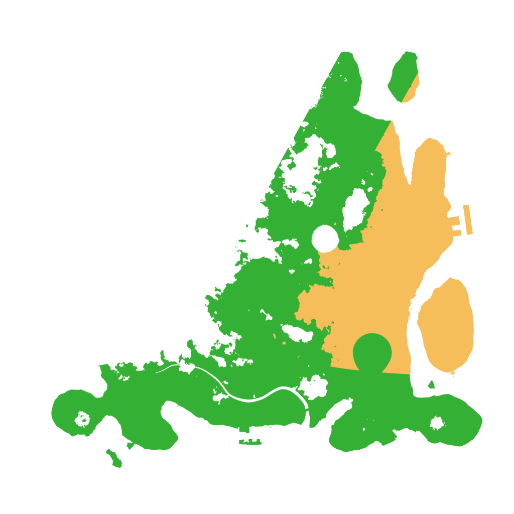 Biome Rust Map: Procedural Map, Size: 3500, Seed: 756756323