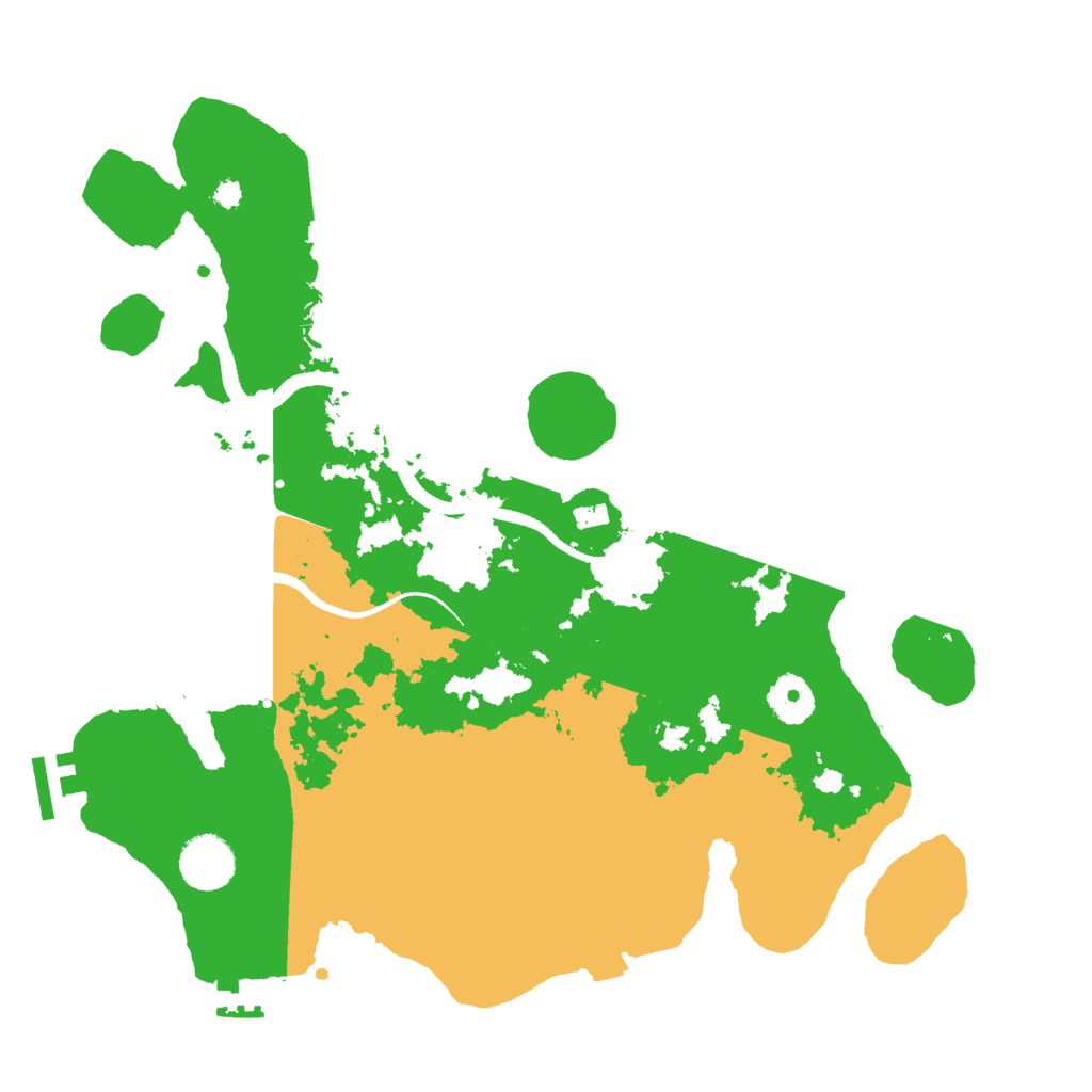 Biome Rust Map: Procedural Map, Size: 3500, Seed: 1622528877