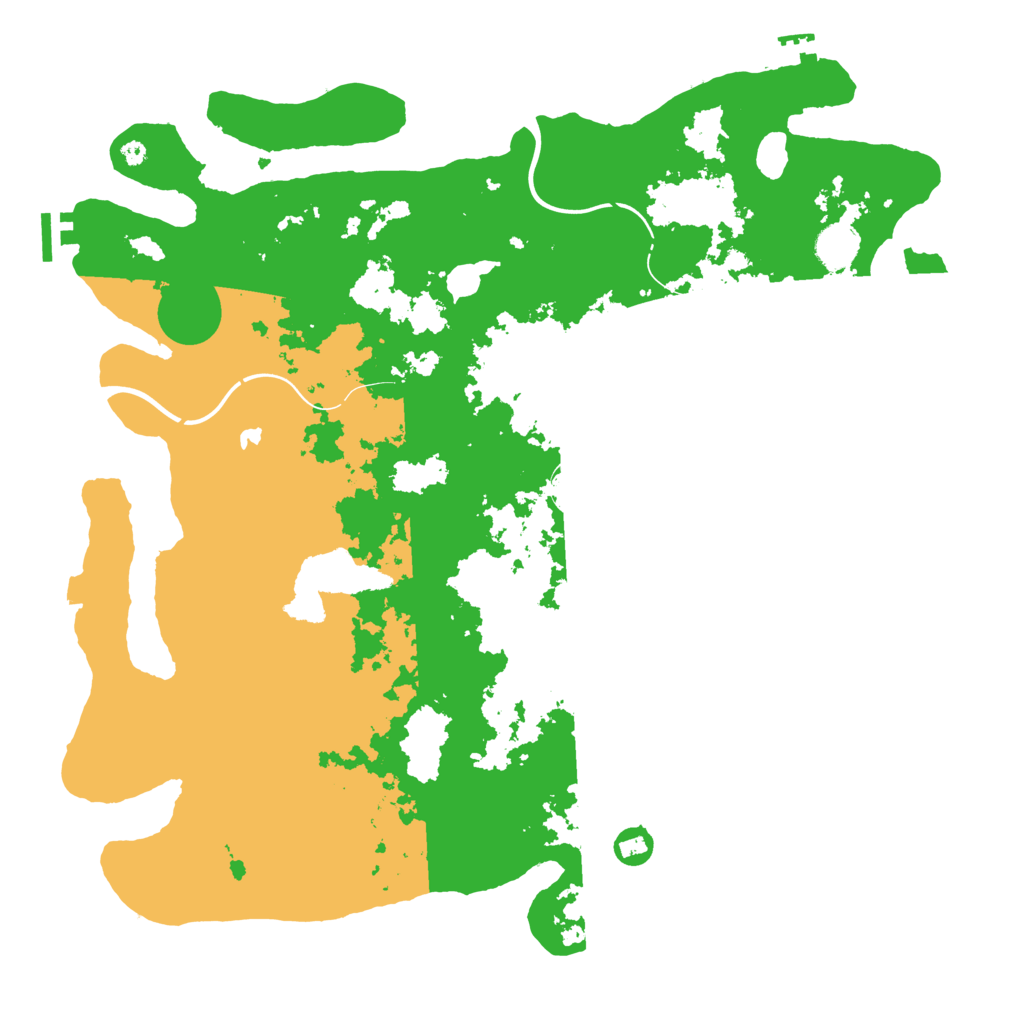 Biome Rust Map: Procedural Map, Size: 4250, Seed: 243637350