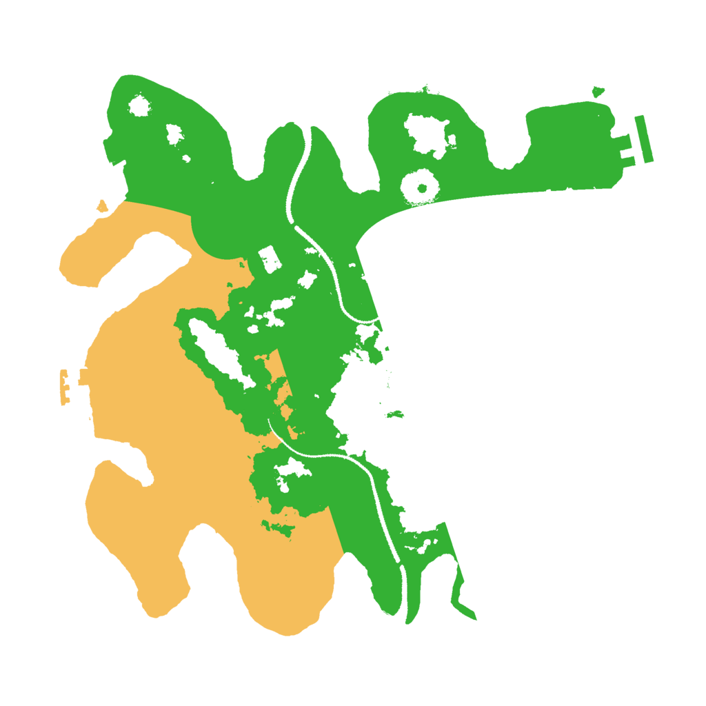 Biome Rust Map: Procedural Map, Size: 3000, Seed: 1625868264