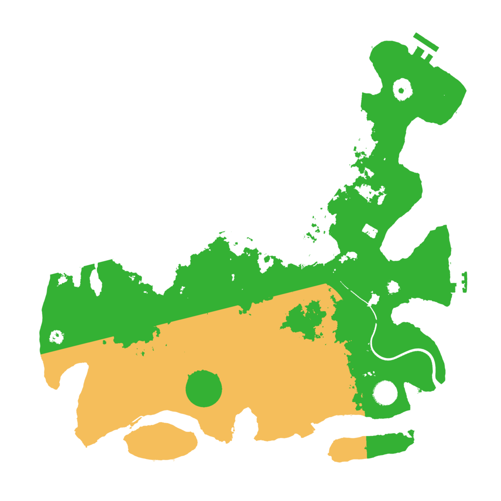 Biome Rust Map: Procedural Map, Size: 3650, Seed: 986578031