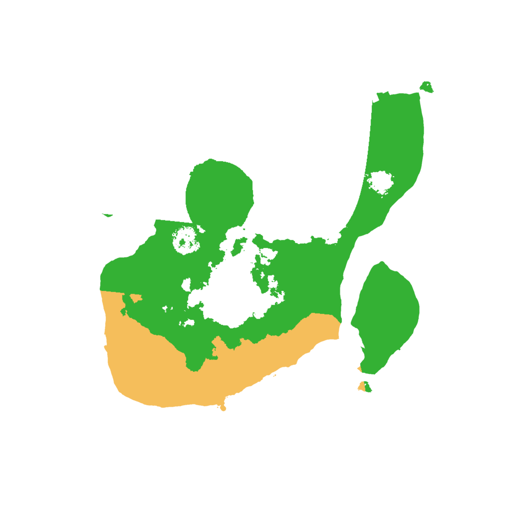 Biome Rust Map: Procedural Map, Size: 2000, Seed: 1723452220