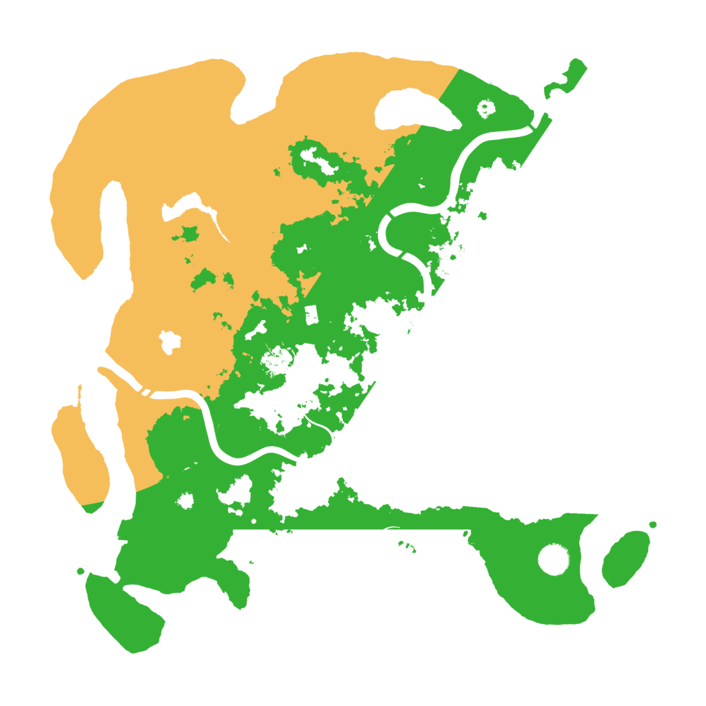 Biome Rust Map: Procedural Map, Size: 4000, Seed: 1363313131