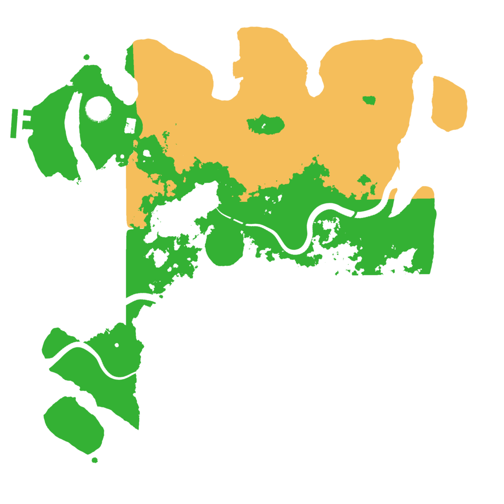 Biome Rust Map: Procedural Map, Size: 3500, Seed: 1423060906