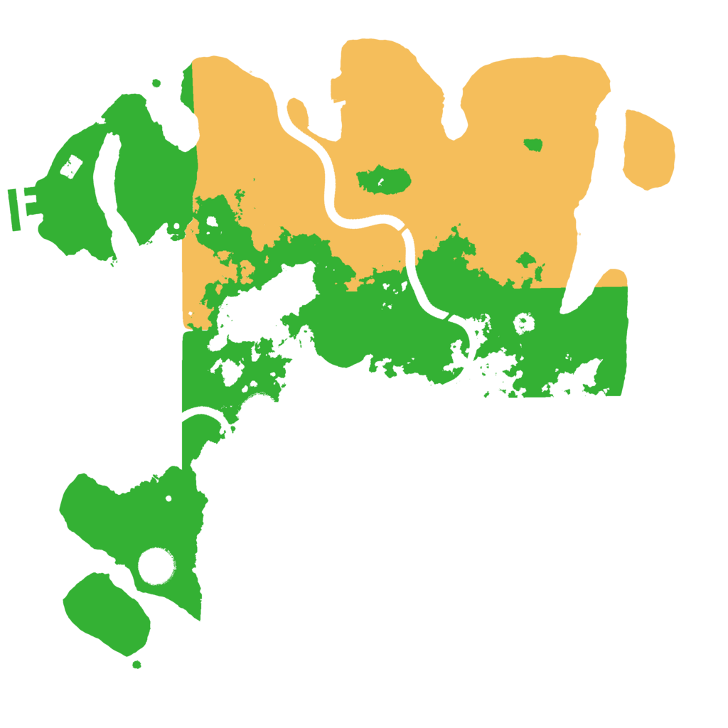 Biome Rust Map: Procedural Map, Size: 3500, Seed: 1423060906