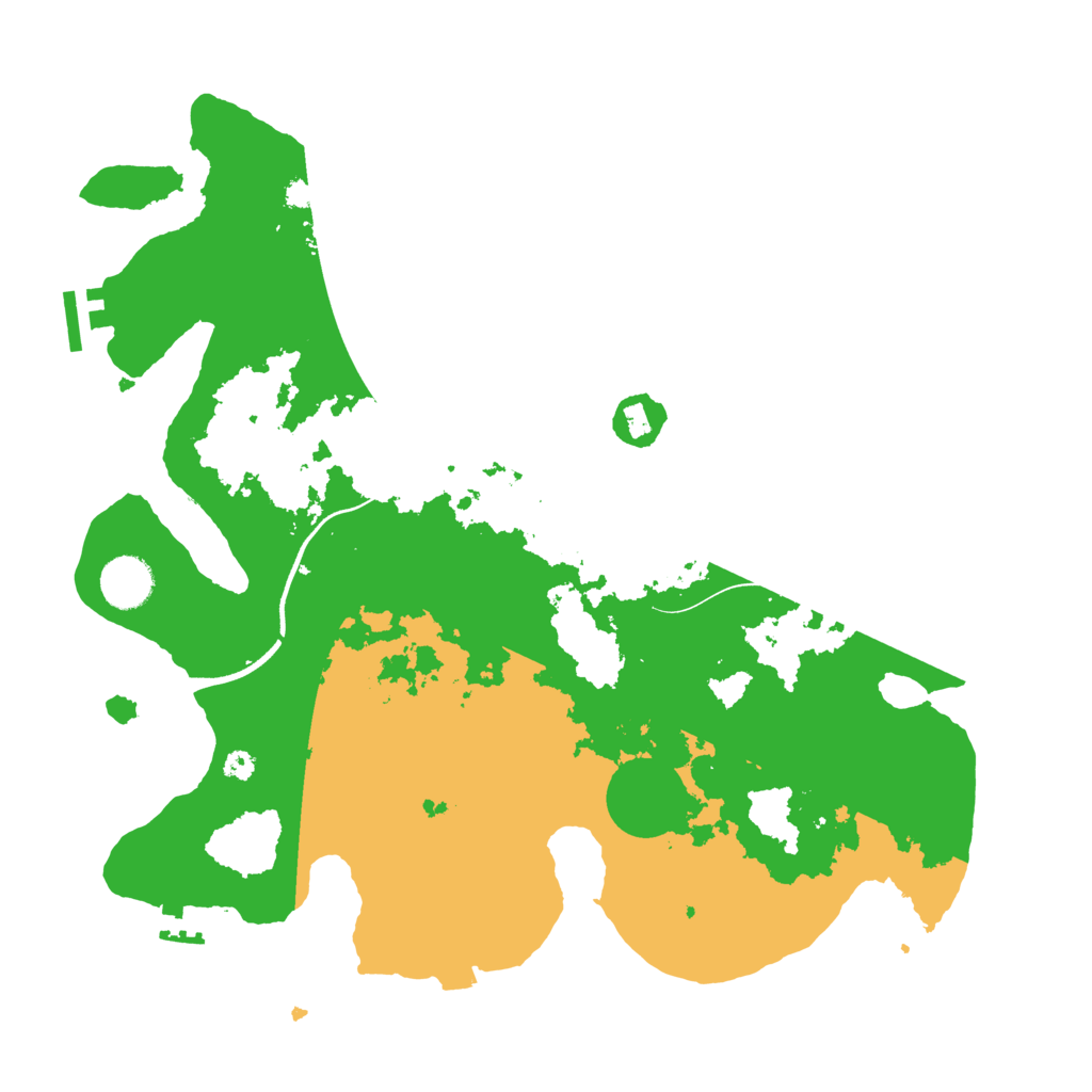 Biome Rust Map: Procedural Map, Size: 3650, Seed: 776934090