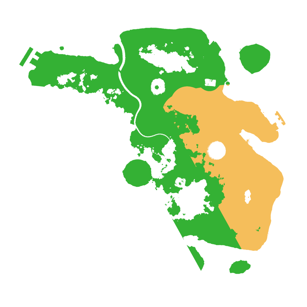 Biome Rust Map: Procedural Map, Size: 3000, Seed: 427268801