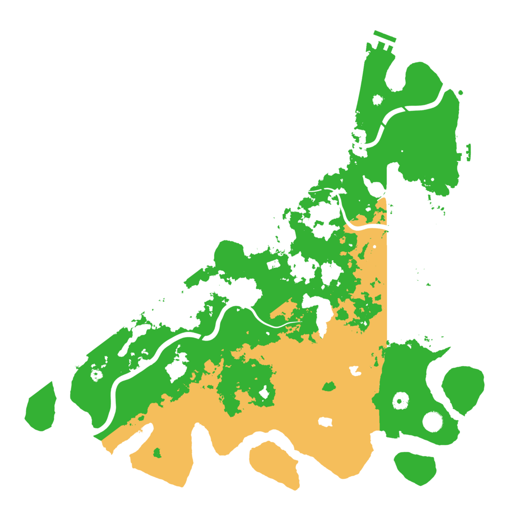 Biome Rust Map: Procedural Map, Size: 4500, Seed: 5846