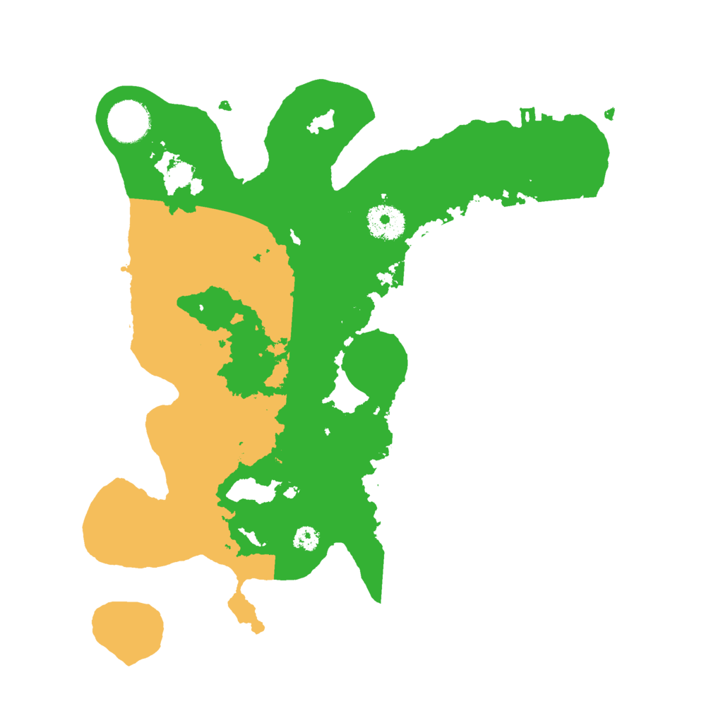 Biome Rust Map: Procedural Map, Size: 3000, Seed: 47474747