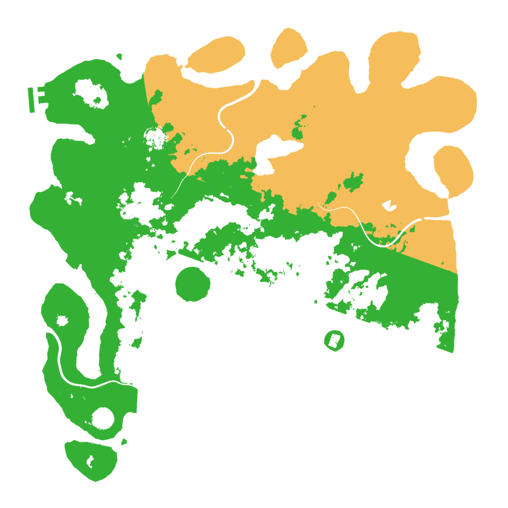 Biome Rust Map: Procedural Map, Size: 4096, Seed: 75314