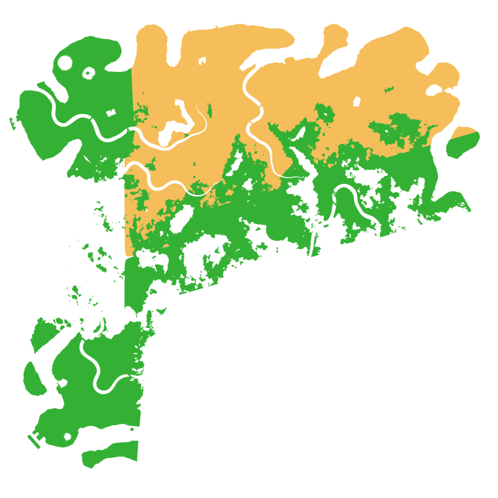 Biome Rust Map: Procedural Map, Size: 6000, Seed: 1842055150