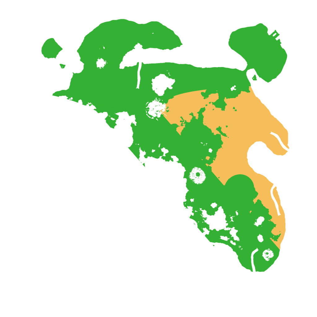 Biome Rust Map: Procedural Map, Size: 3000, Seed: 1580807272