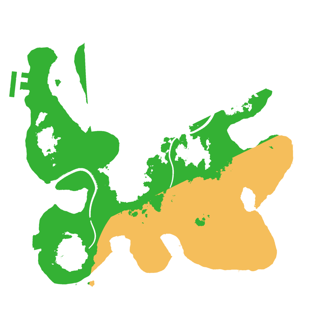 Biome Rust Map: Procedural Map, Size: 2500, Seed: 1550232693