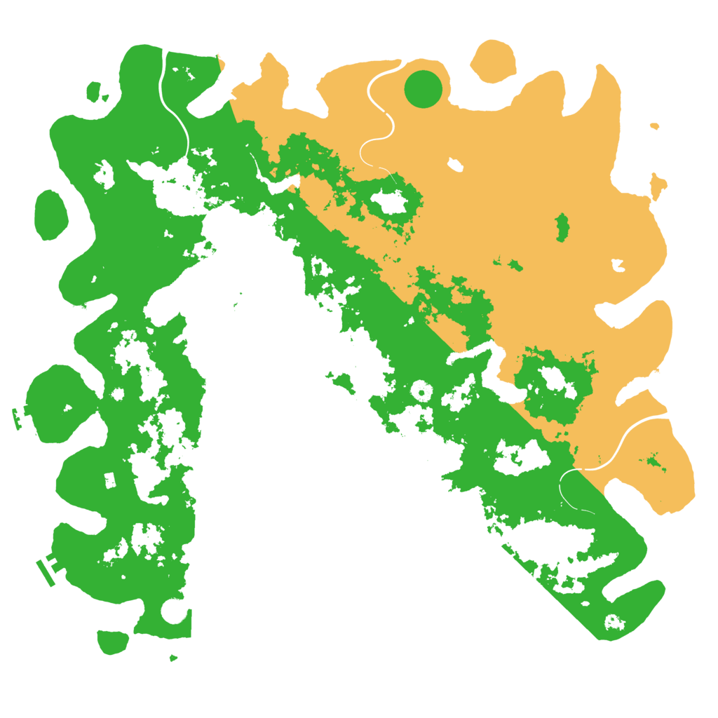 Biome Rust Map: Procedural Map, Size: 5000, Seed: 1660854606