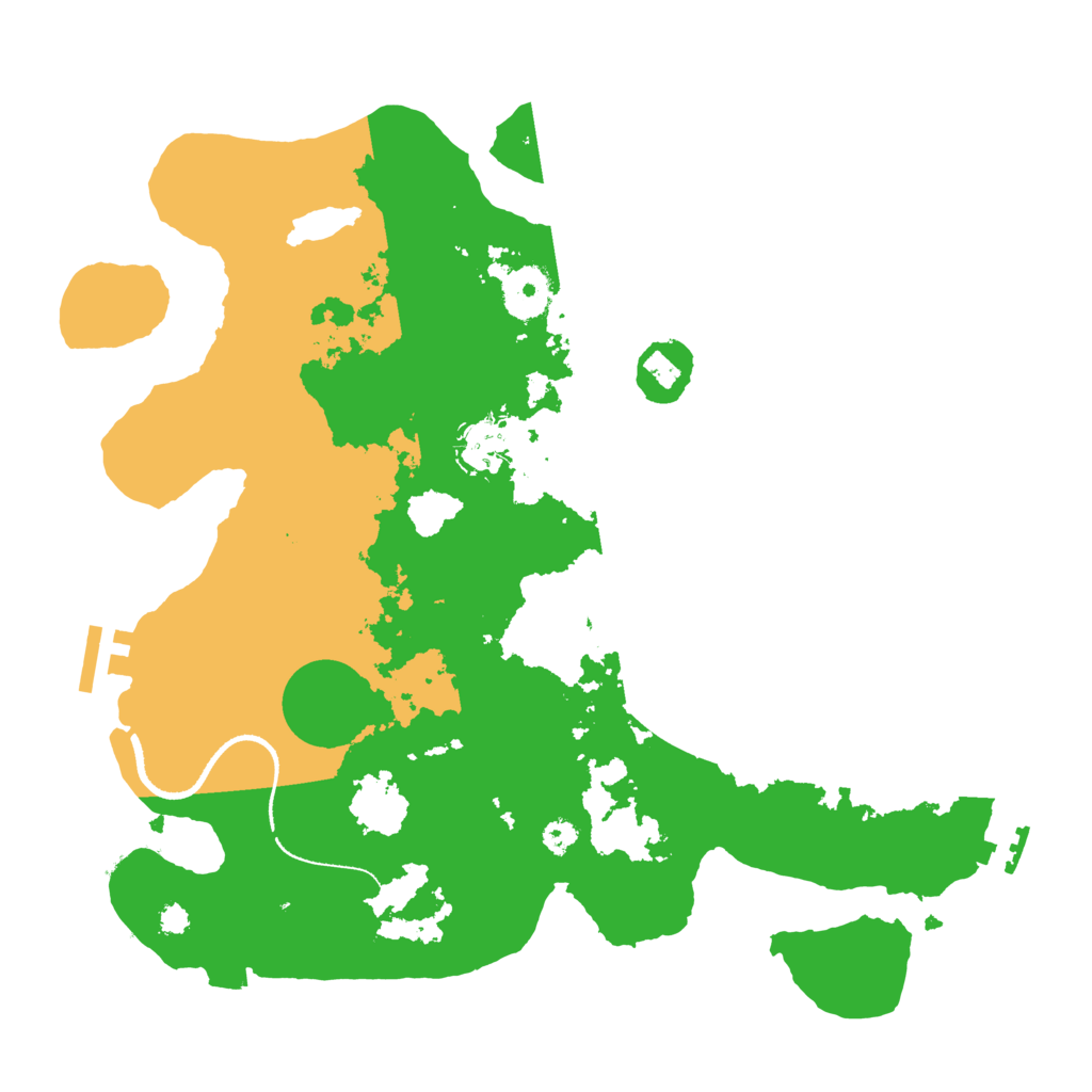 Biome Rust Map: Procedural Map, Size: 3300, Seed: 146580