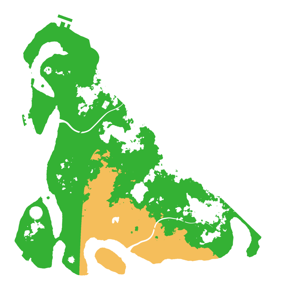 Biome Rust Map: Procedural Map, Size: 4000, Seed: 36282799