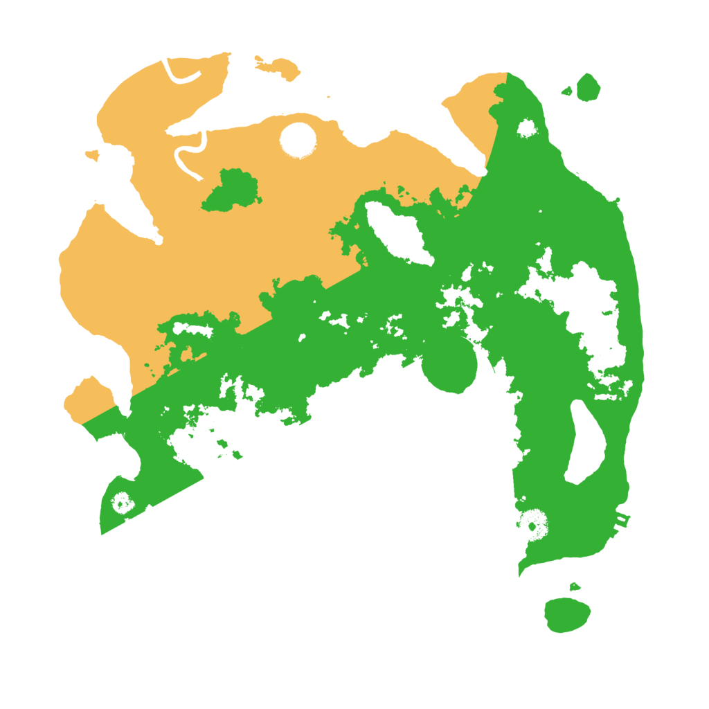 Biome Rust Map: Procedural Map, Size: 3500, Seed: 1778848392