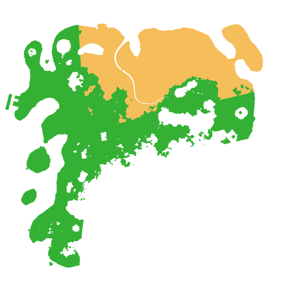 Biome Rust Map: Procedural Map, Size: 3700, Seed: 95607398