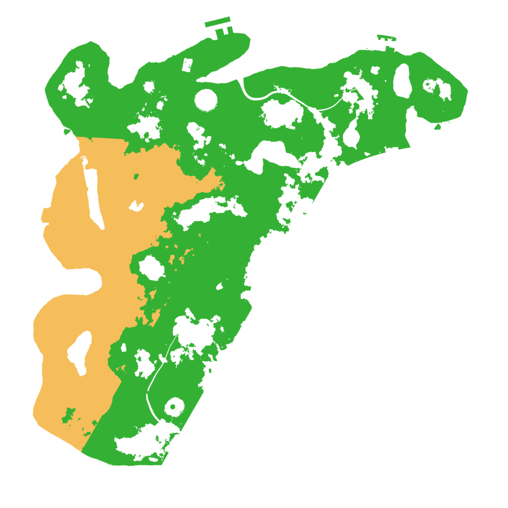 Biome Rust Map: Procedural Map, Size: 4000, Seed: 81478509