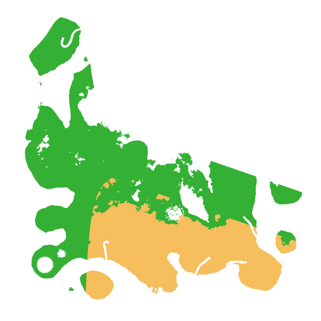 Biome Rust Map: Procedural Map, Size: 3500, Seed: 583466583