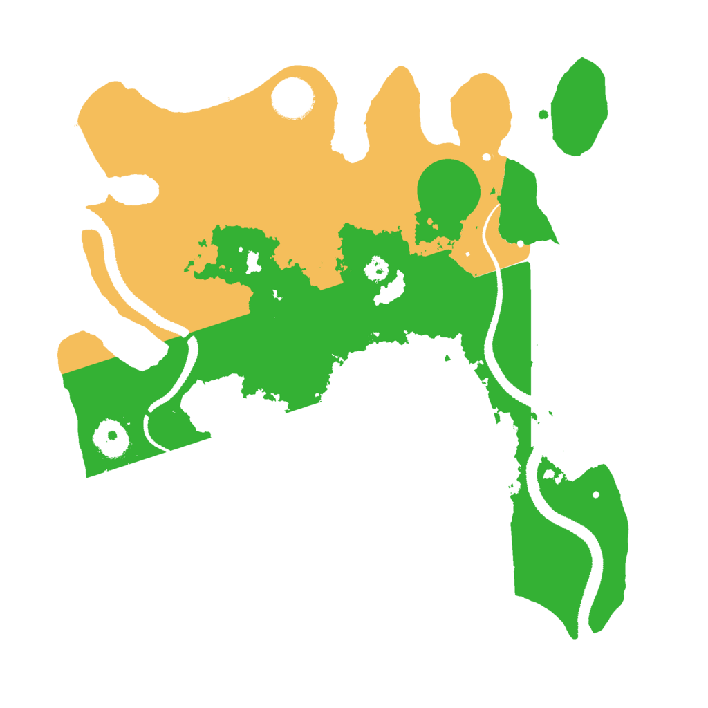 Biome Rust Map: Procedural Map, Size: 3000, Seed: 24323