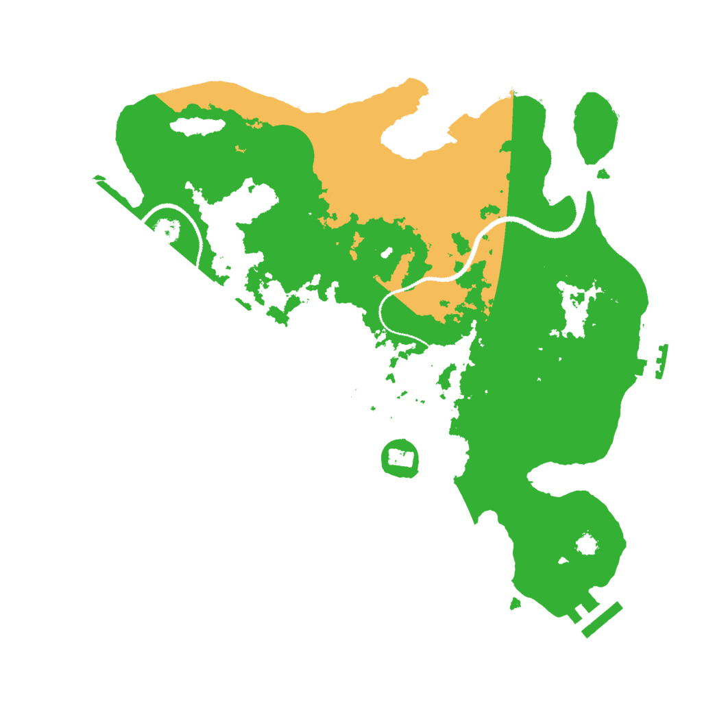 Biome Rust Map: Procedural Map, Size: 3000, Seed: 2101500759