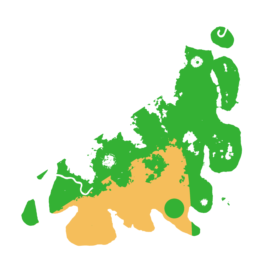 Biome Rust Map: Procedural Map, Size: 3500, Seed: 1587942173