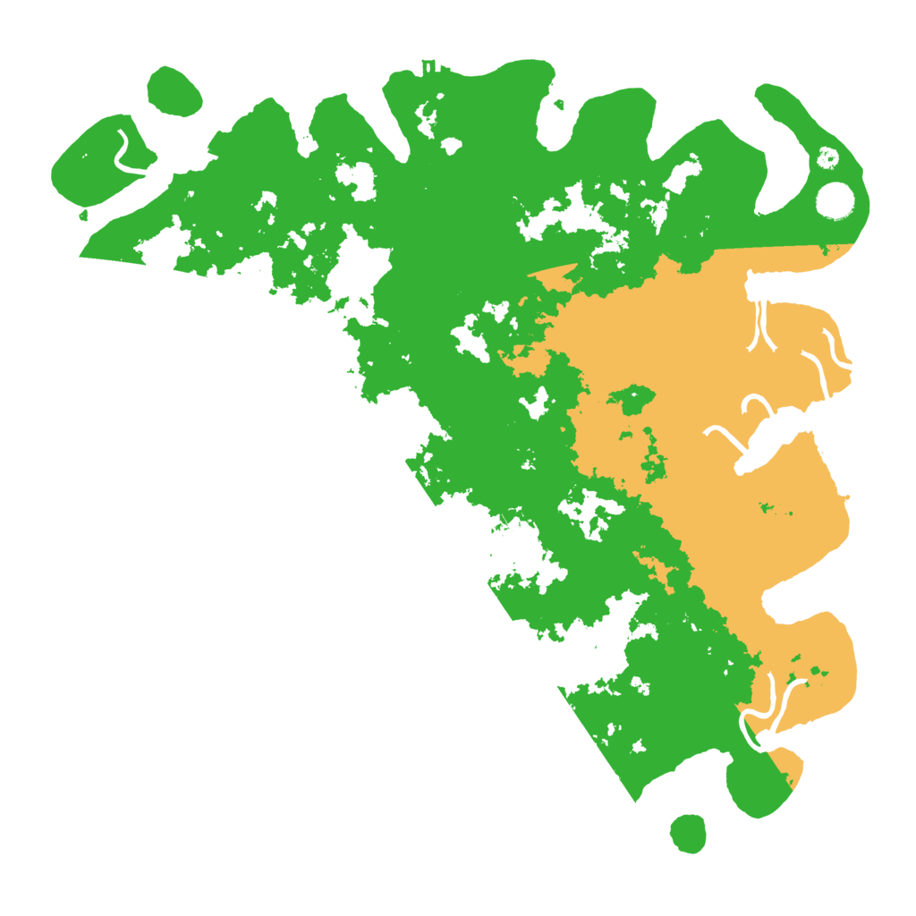 Biome Rust Map: Procedural Map, Size: 4300, Seed: 733462608