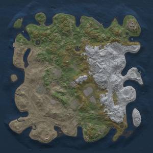 Thumbnail Rust Map: Procedural Map, Size: 4250, Seed: 829, 18 Monuments